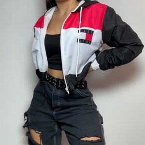 RARE Thug Ave Babygirl Tommy Inspired Windbreaker